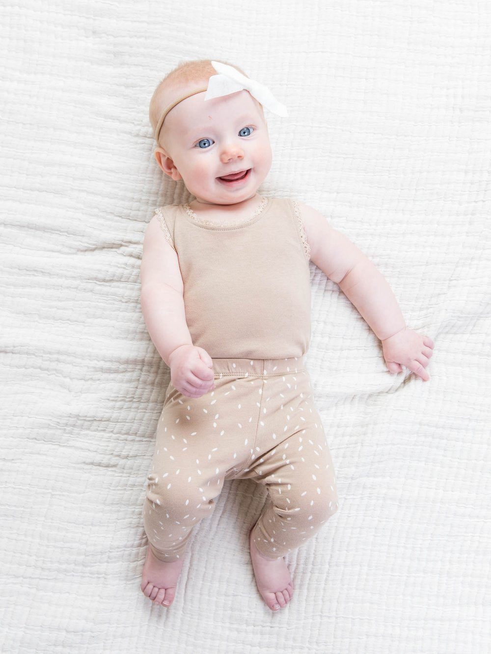 Organic Kids' Lue Leggings - Happyness