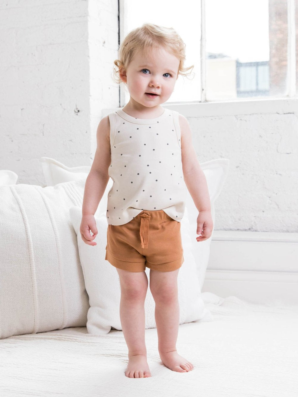 Organic Kids' Havana Shorts - Happyness