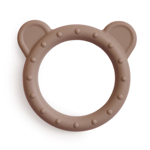 Mushie Teether (Bear / Cat) - Happyness