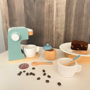 Pretend Play - Wooden Coffee Maker Set - Happyness