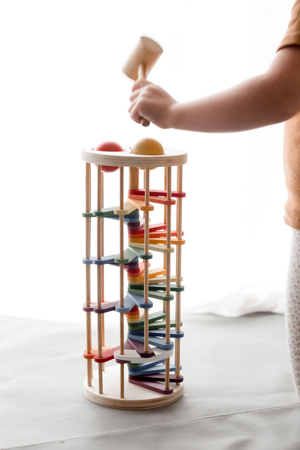 Qtoys Pound A Ball Tower - Happyness