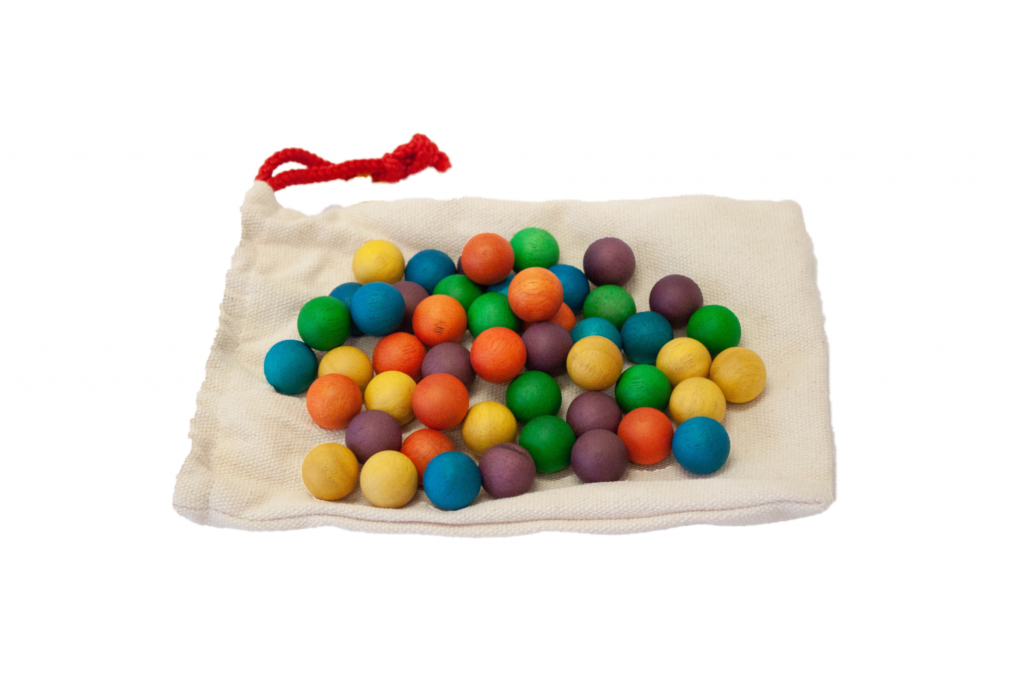 Qtoys Wooden Balls Set of 50 - Happyness